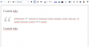 Cara Membuat Costum Block Quotes Di Postingan Blog