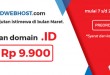 Promo Bulan Maret Domain ID Murah Cuma 9Ribuan